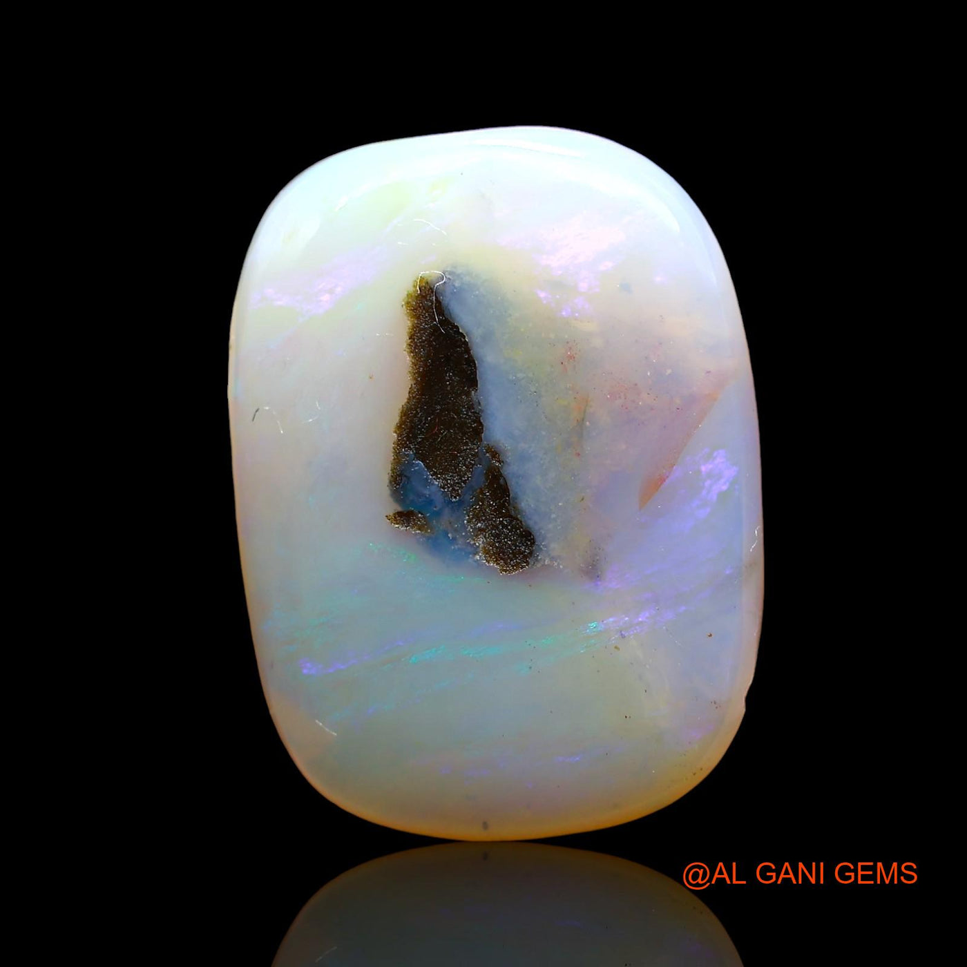 11.00 Cts Natural Australian Fire Opal Loose Gemstone Oval Cabochon 18x14x5 mm AE-23