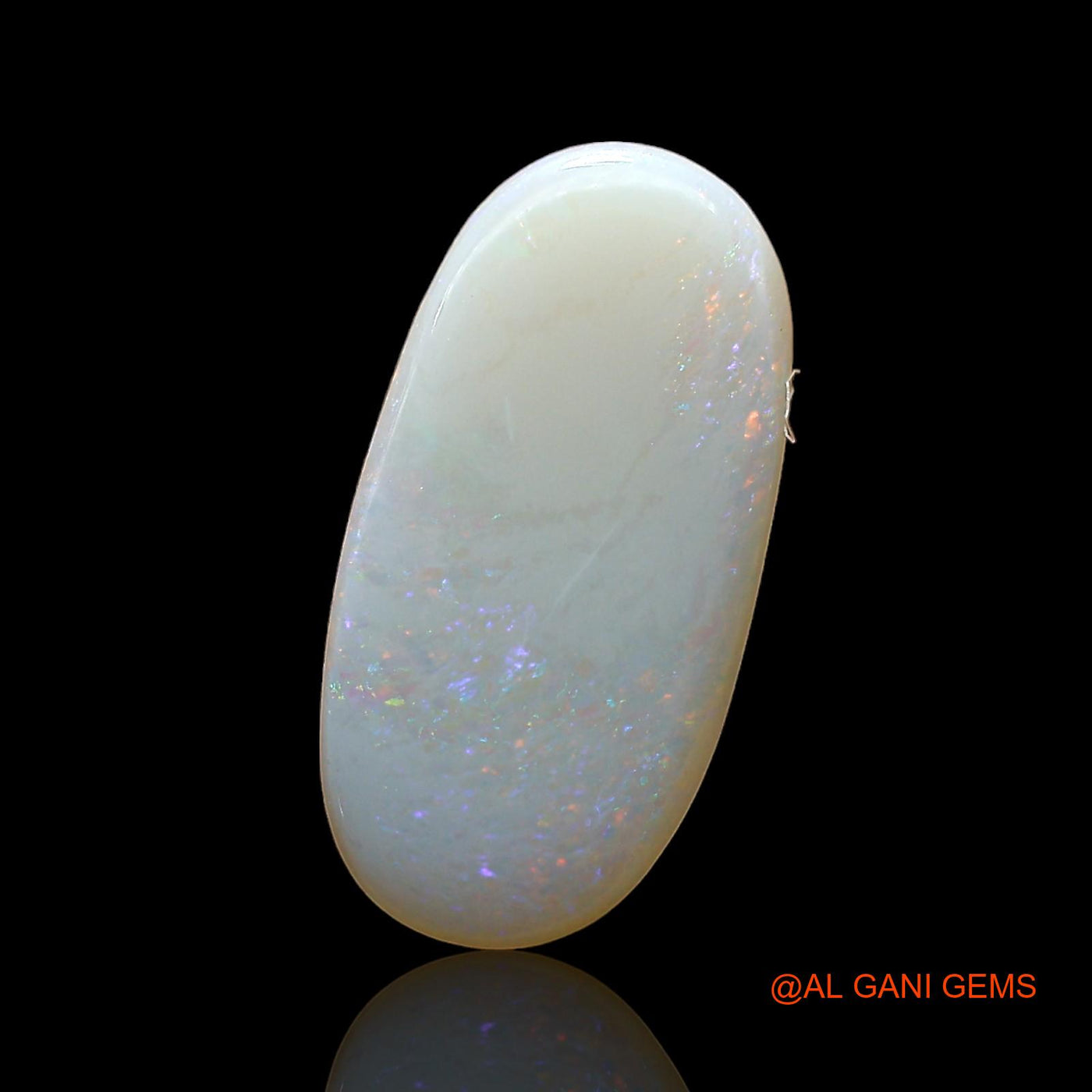 2.00 Cts Natural Australian Fire Opal Oval Cabochon Loose Gemstone For Jewelry 17x8x2 mm AE-241