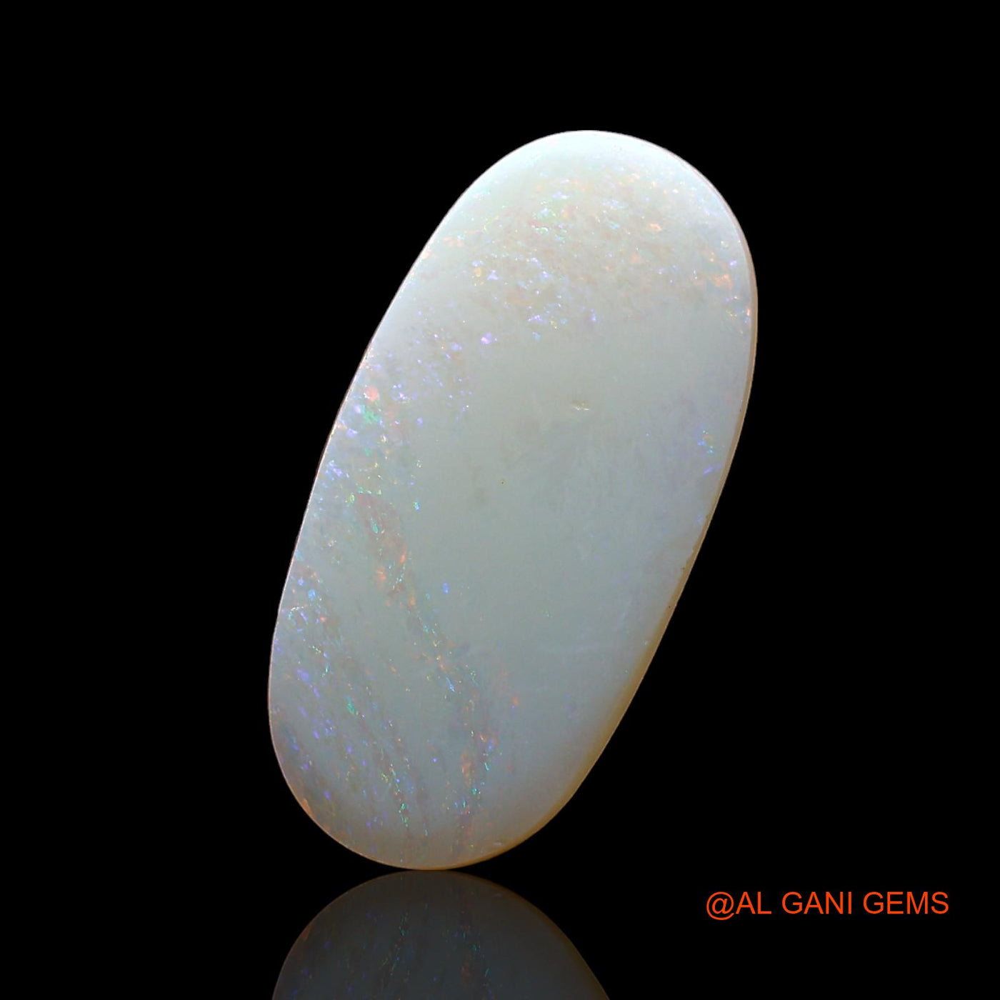 2.00 Cts Natural Australian Fire Opal Oval Cabochon Loose Gemstone For Jewelry 17x8x2 mm AE-241