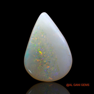 3.00 Cts Natural Australian Fire Opal Pear Cabochon Loose Gemstone For Jewelry 16x11x3 mm AE-243
