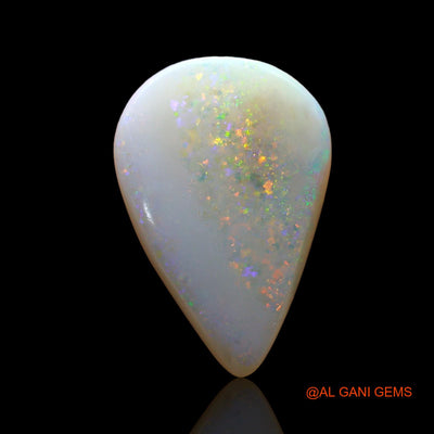 3.00 Cts Natural Australian Fire Opal Pear Cabochon Loose Gemstone For Jewelry 16x11x3 mm AE-243