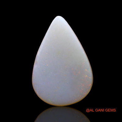 3.00 Cts Natural Australian Fire Opal Pear Cabochon Loose Gemstone For Jewelry 16x11x3 mm AE-243