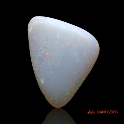3.00 Cts Unheated Australian Fire Opal Loose Gemstone Trillion Cabochon Natural 15x11x3 mm AE-245