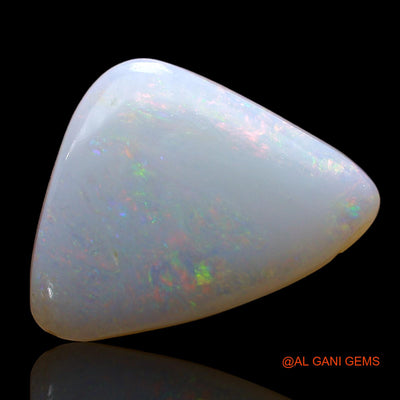 3.00 Cts Unheated Australian Fire Opal Loose Gemstone Trillion Cabochon Natural 15x11x3 mm AE-245