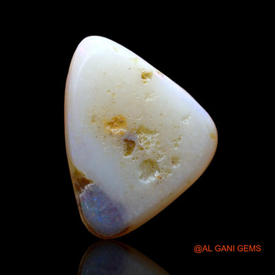 3.00 Cts Unheated Australian Fire Opal Loose Gemstone Trillion Cabochon Natural 15x11x3 mm AE-245