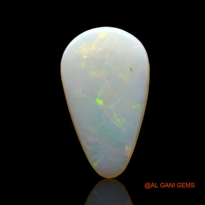 2.00 Cts Natural Australian Fire Opal Loose Gemstone Pear Cabochon 16x9x2 mm AE-248