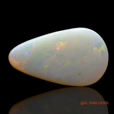 2.00 Cts Natural Australian Fire Opal Loose Gemstone Pear Cabochon 16x9x2 mm AE-248
