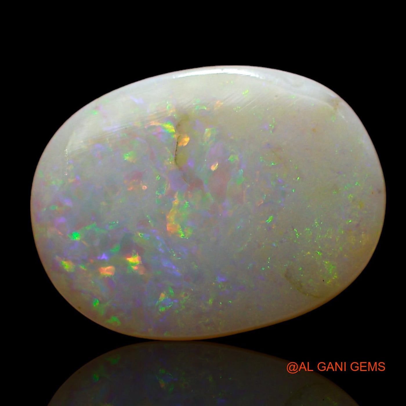 3.00 Cts Natural Australian Fire Opal Loose Gemstone Oval Cabochon 15x11x3 mm AE-249