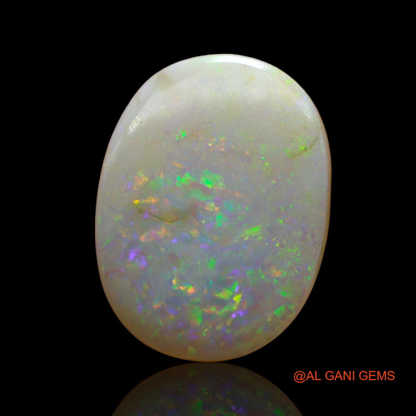 3.00 Cts Natural Australian Fire Opal Loose Gemstone Oval Cabochon 15x11x3 mm AE-249
