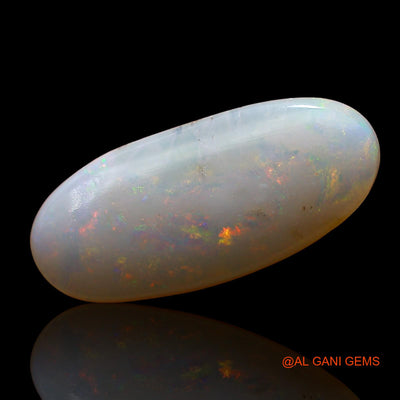 3.00 Cts Natural Australian Fire Opal Loose Gemstone Oval Cabochon 18x8x4 mm AE-250
