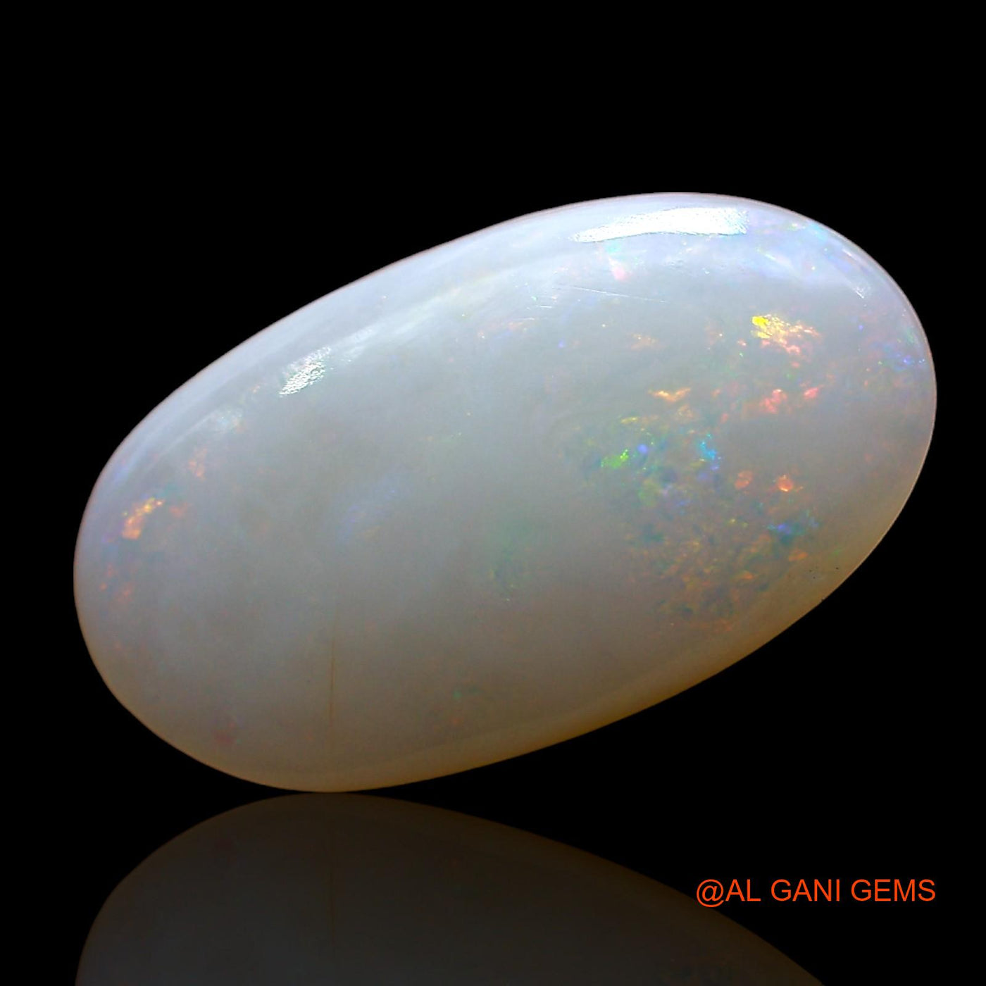 3.00 Cts Natural Australian Fire Opal Loose Gemstone Fancy Cabochon 16x9x4 mm AE-251