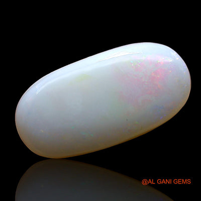 4.00 Cts Unheated Australian Fire Opal Loose Gemstone Oval Cabochon Natural 16x8x4 mm AE-252