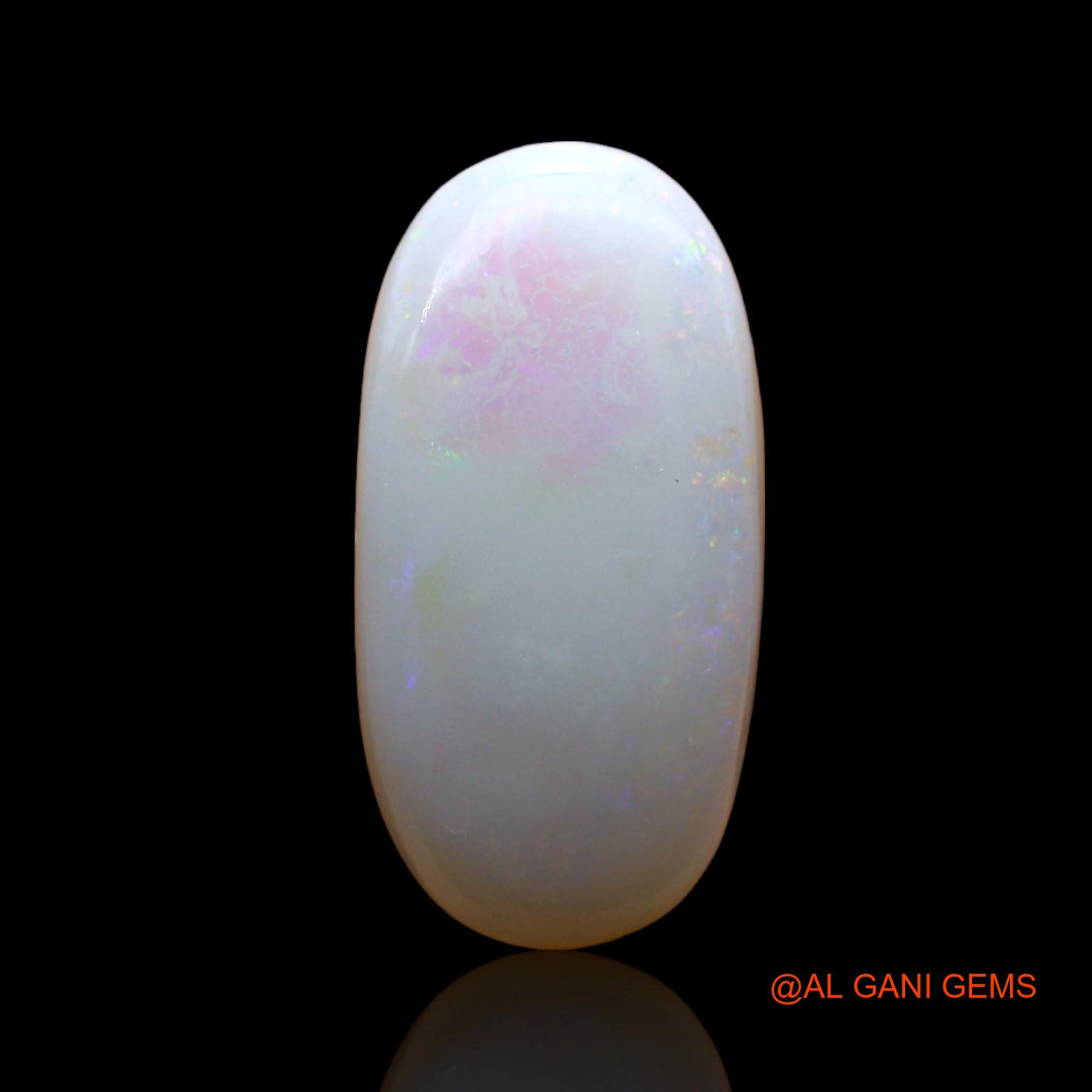 4.00 Cts Unheated Australian Fire Opal Loose Gemstone Oval Cabochon Natural 16x8x4 mm AE-252
