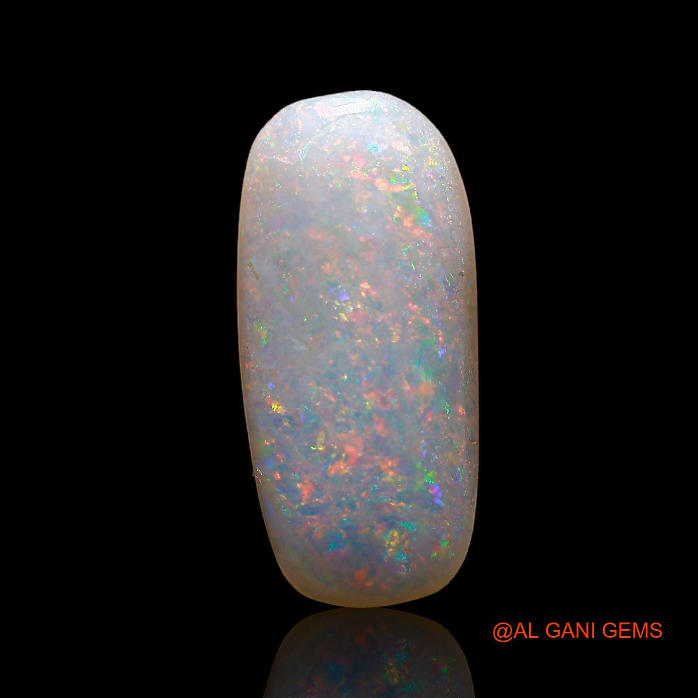 2.00 Cts Natural Australian Fire Opal Oval Cabochon Loose Gemstone For Jewelry 16x7x3 mm AE-253