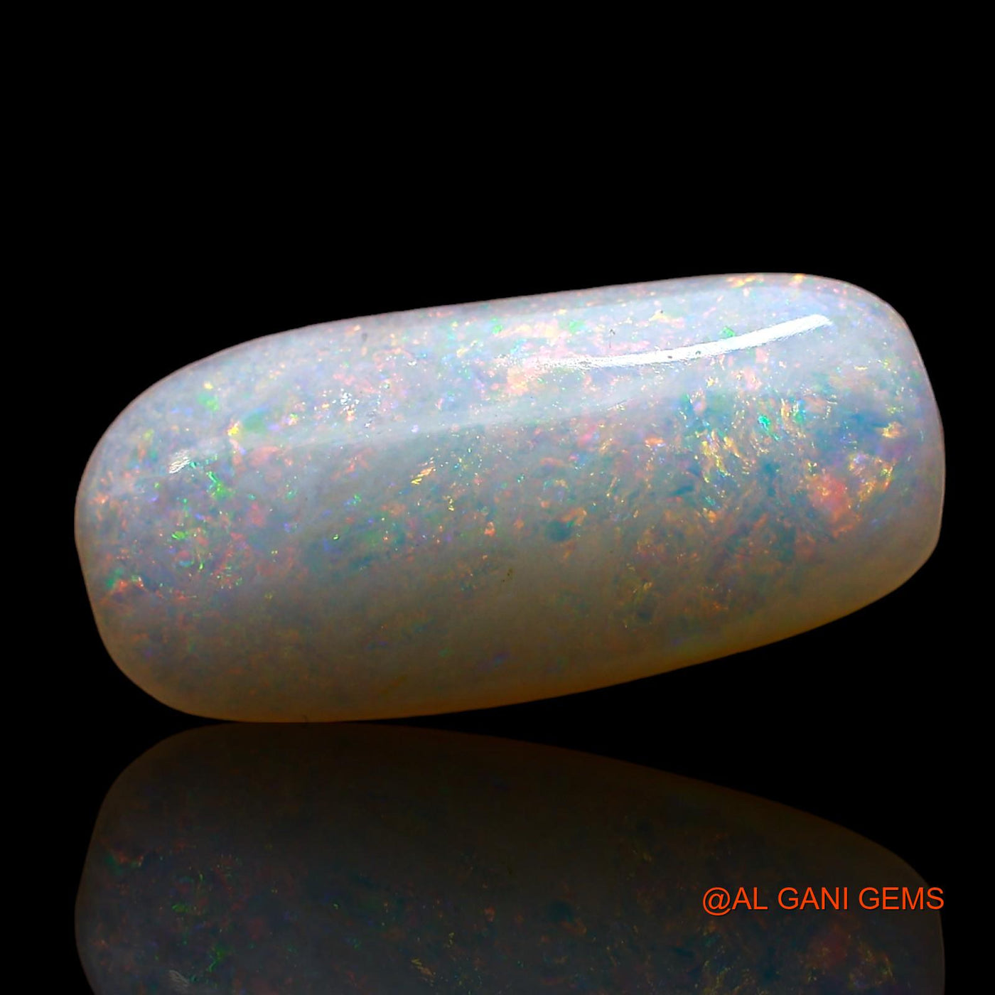 2.00 Cts Natural Australian Fire Opal Oval Cabochon Loose Gemstone For Jewelry 16x7x3 mm AE-253