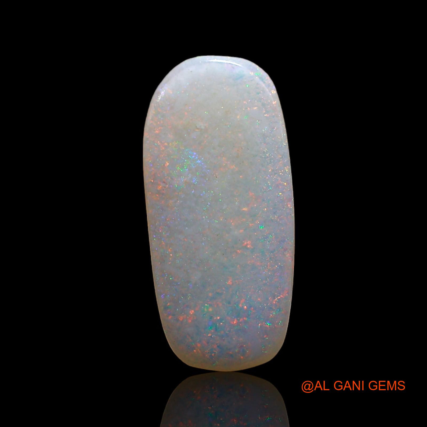2.00 Cts Natural Australian Fire Opal Oval Cabochon Loose Gemstone For Jewelry 16x7x3 mm AE-253