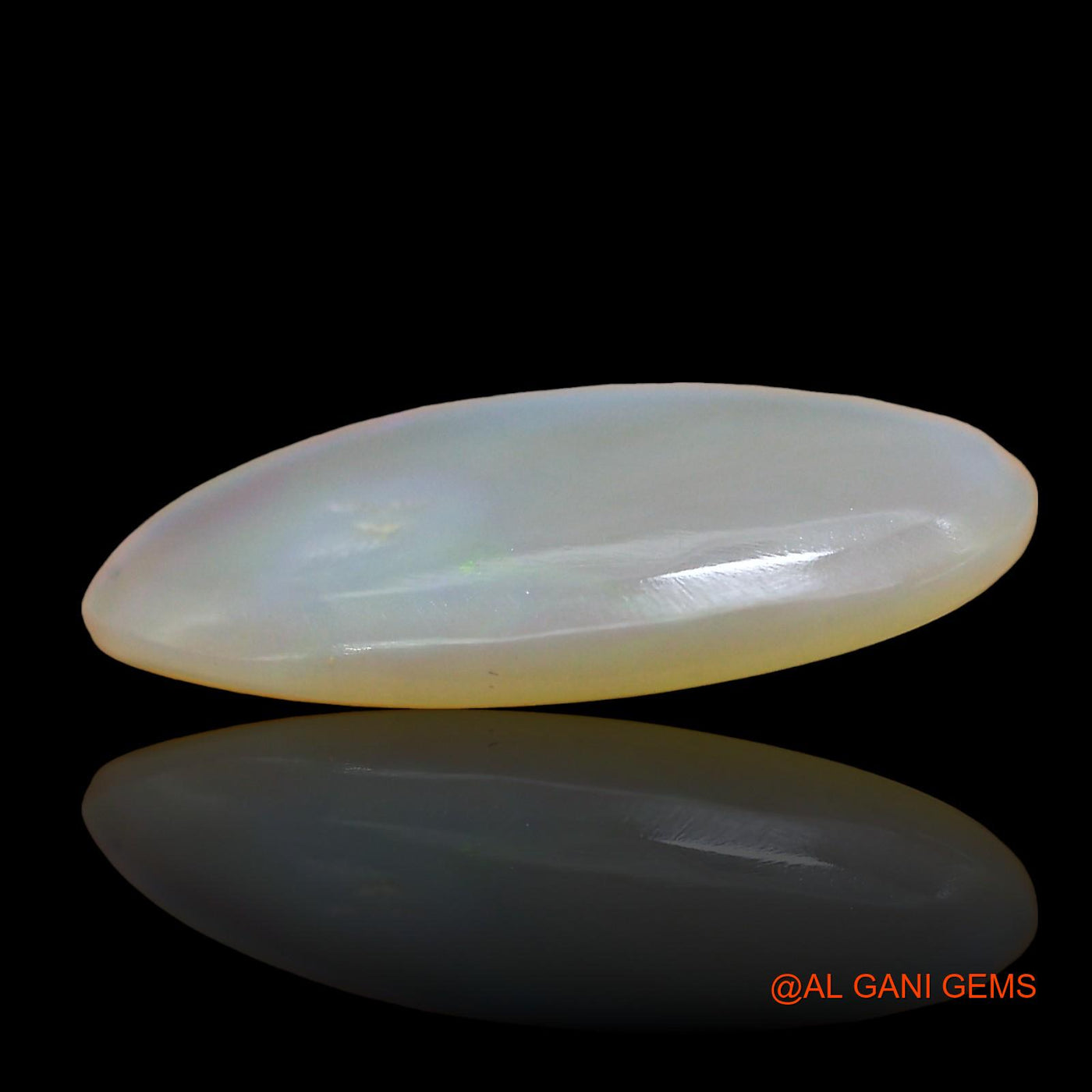 Natural Untreated Fire Opal Loose Gemstone Oval Cabochon From Australia 3.00 Cts 15x10x3 mm AE-254