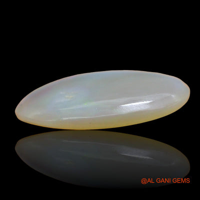 Natural Untreated Fire Opal Loose Gemstone Oval Cabochon From Australia 3.00 Cts 15x10x3 mm AE-254