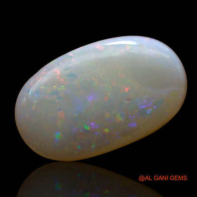 4.00 Cts Unheated Australian Fire Opal Loose Gemstone Oval Cabochon Natural 14x10x4 mm AE-256