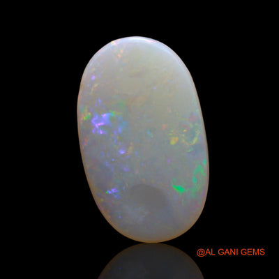 4.00 Cts Unheated Australian Fire Opal Loose Gemstone Oval Cabochon Natural 14x10x4 mm AE-256