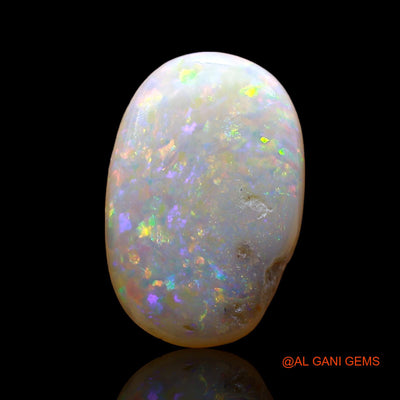 4.00 Cts Natural Australian Fire Opal Loose Gemstone Oval Cabochon 15x10x4 mm AE-258