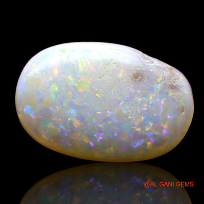 4.00 Cts Natural Australian Fire Opal Loose Gemstone Oval Cabochon 15x10x4 mm AE-258