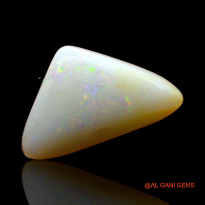 Natural Fire Opal Gemstone 3.00 Cts Loose Trillion Cabochon From Australia 15x9x3 mm AE-259