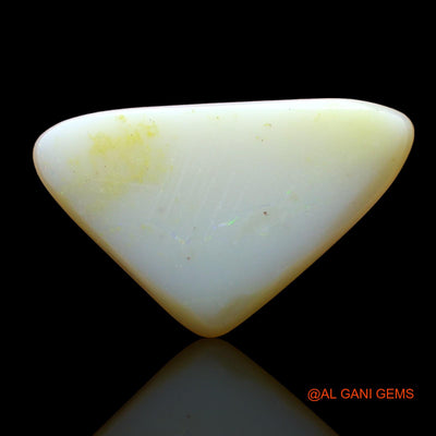 Natural Fire Opal Gemstone 3.00 Cts Loose Trillion Cabochon From Australia 15x9x3 mm AE-259