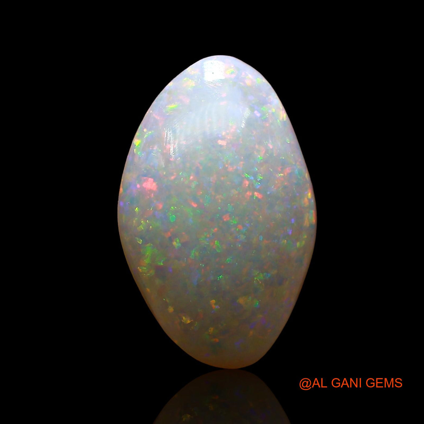 3.00 Cts Natural Australian Fire Opal Loose Gemstone Fancy Cabochon 15x9x4 mm AE-262