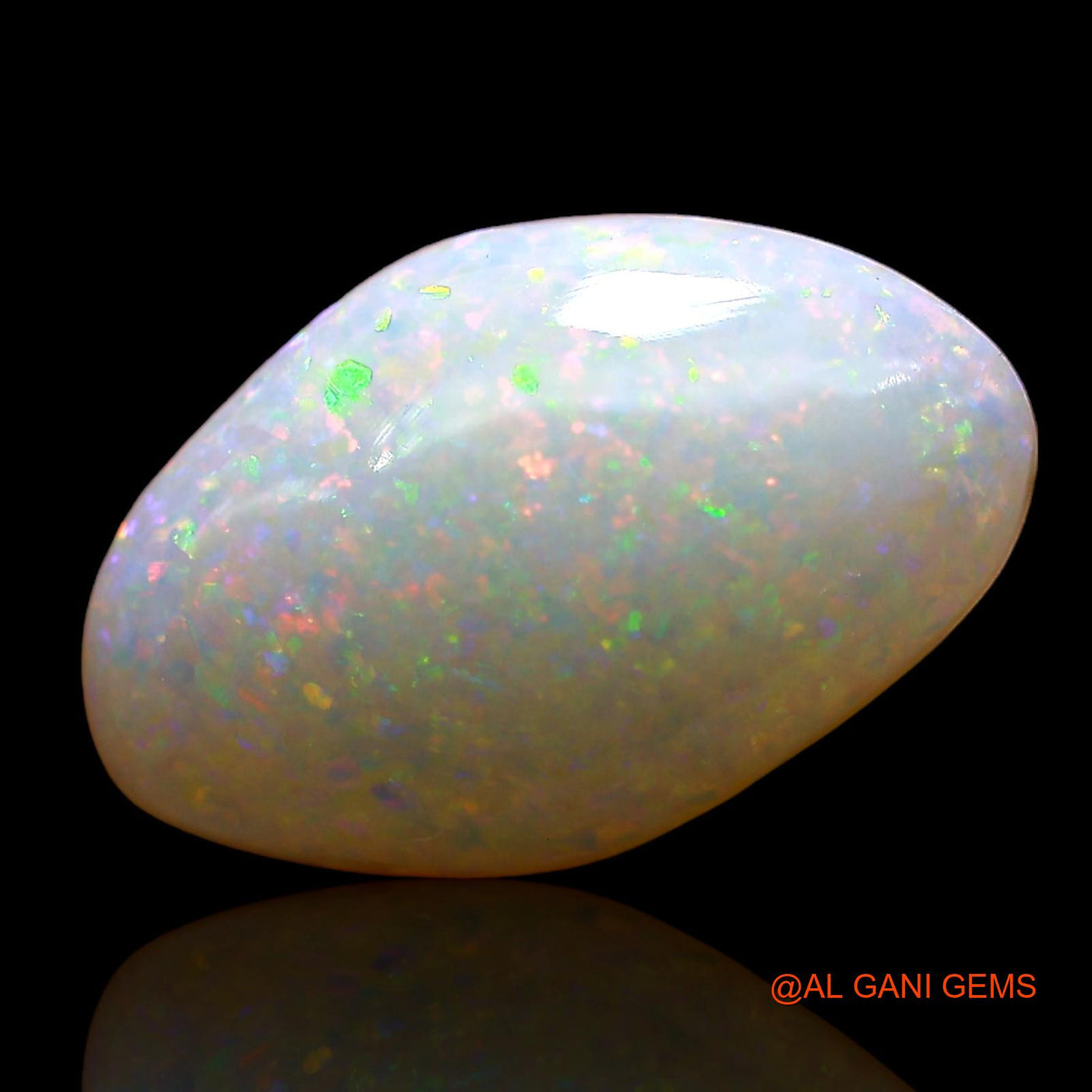 3.00 Cts Natural Australian Fire Opal Loose Gemstone Fancy Cabochon 15x9x4 mm AE-262