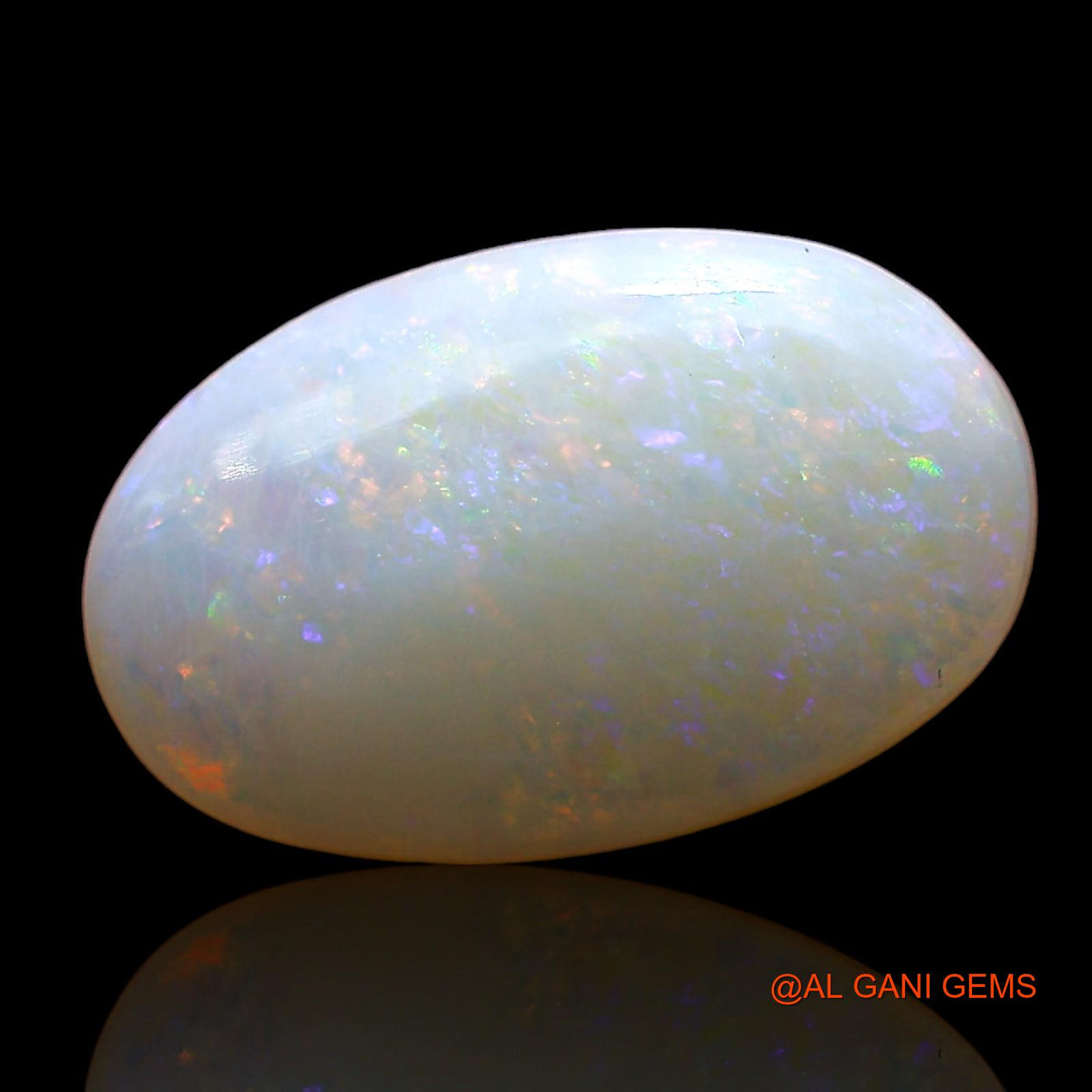 3.00 Cts Natural Australian Fire Opal Oval Cabochon Loose Gemstone For Jewelry 15x9x4 mm AE-263