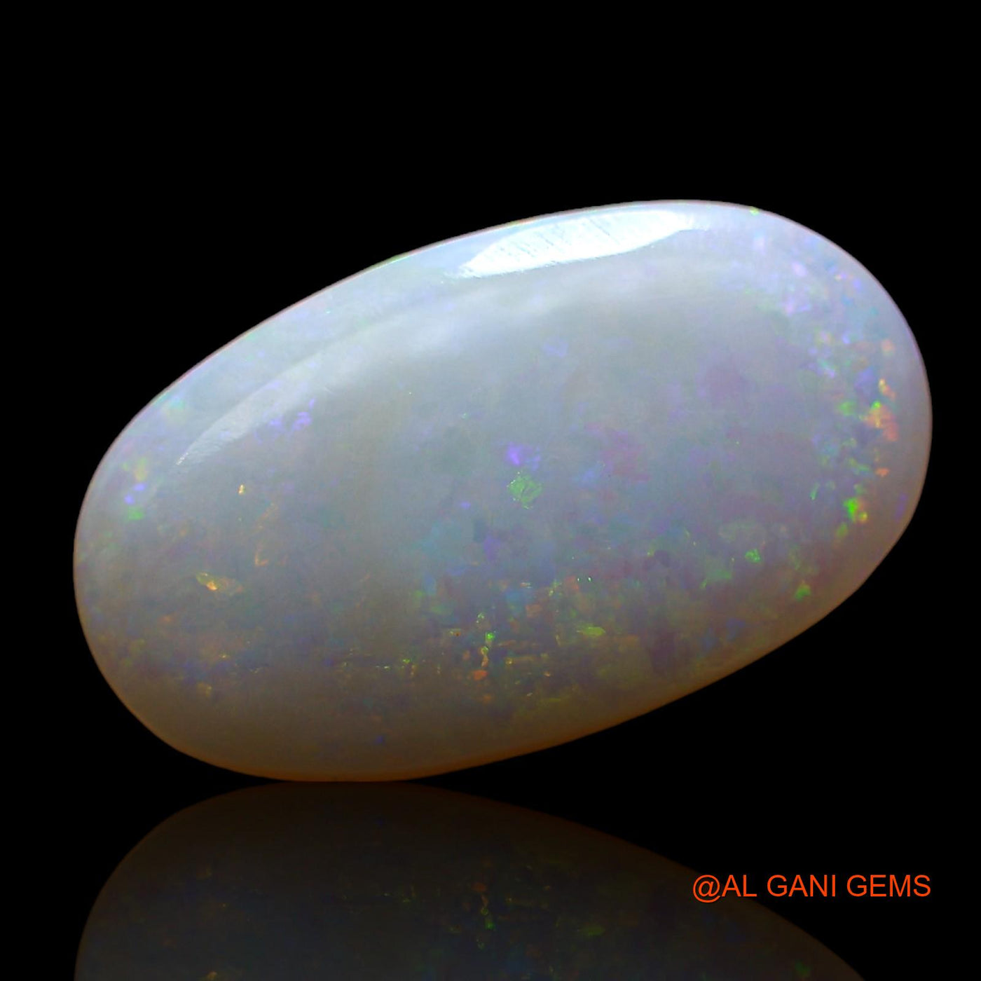 3.00 Cts Natural Australian Fire Opal Loose Gemstone Oval Cabochon 15x9x3 mm AE-266