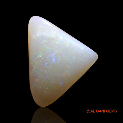 Natural Untreated Fire Opal Loose Gemstone Trillion Cabochon From Australia 2.00 Cts 12x10x3 mm AE-268