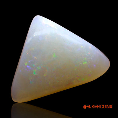 Natural Untreated Fire Opal Loose Gemstone Trillion Cabochon From Australia 2.00 Cts 12x10x3 mm AE-268