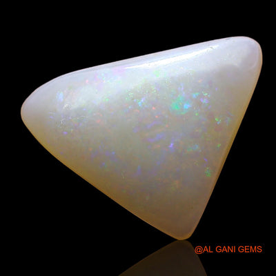 Natural Untreated Fire Opal Loose Gemstone Trillion Cabochon From Australia 2.00 Cts 12x10x3 mm AE-268