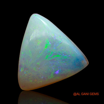 3.00 Cts Natural Australian Fire Opal Loose Gemstone Trillion Cabochon 12x12x3 mm AE-269