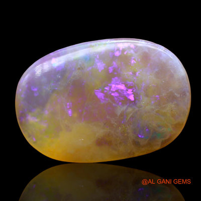 8.00 Cts Unheated Australian Fire Opal Loose Gemstone Oval Cabochon Natural 19x13x4 mm AE-26