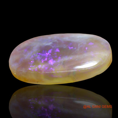8.00 Cts Unheated Australian Fire Opal Loose Gemstone Oval Cabochon Natural 19x13x4 mm AE-26