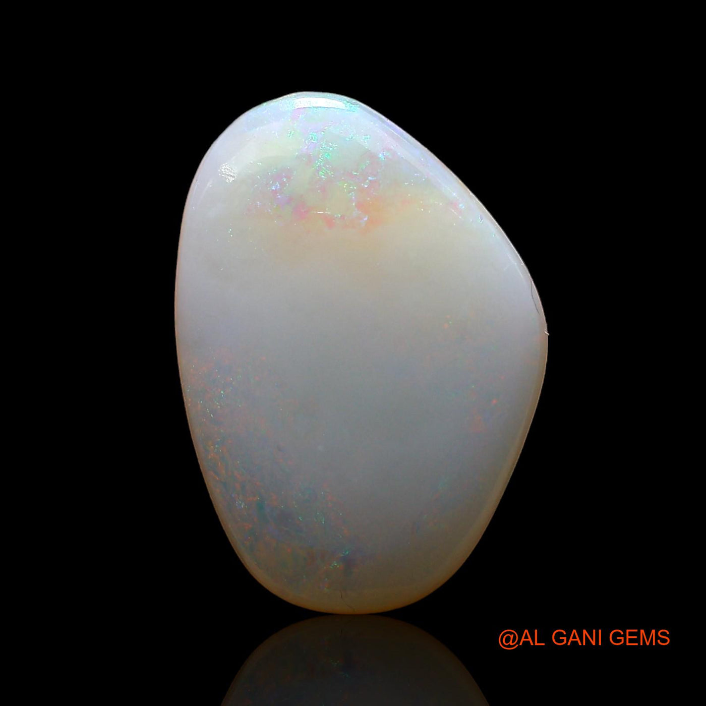 3.00 Cts Natural Australian Fire Opal Fancy Cabochon Loose Gemstone For Jewelry 15x11x3 mm AE-271