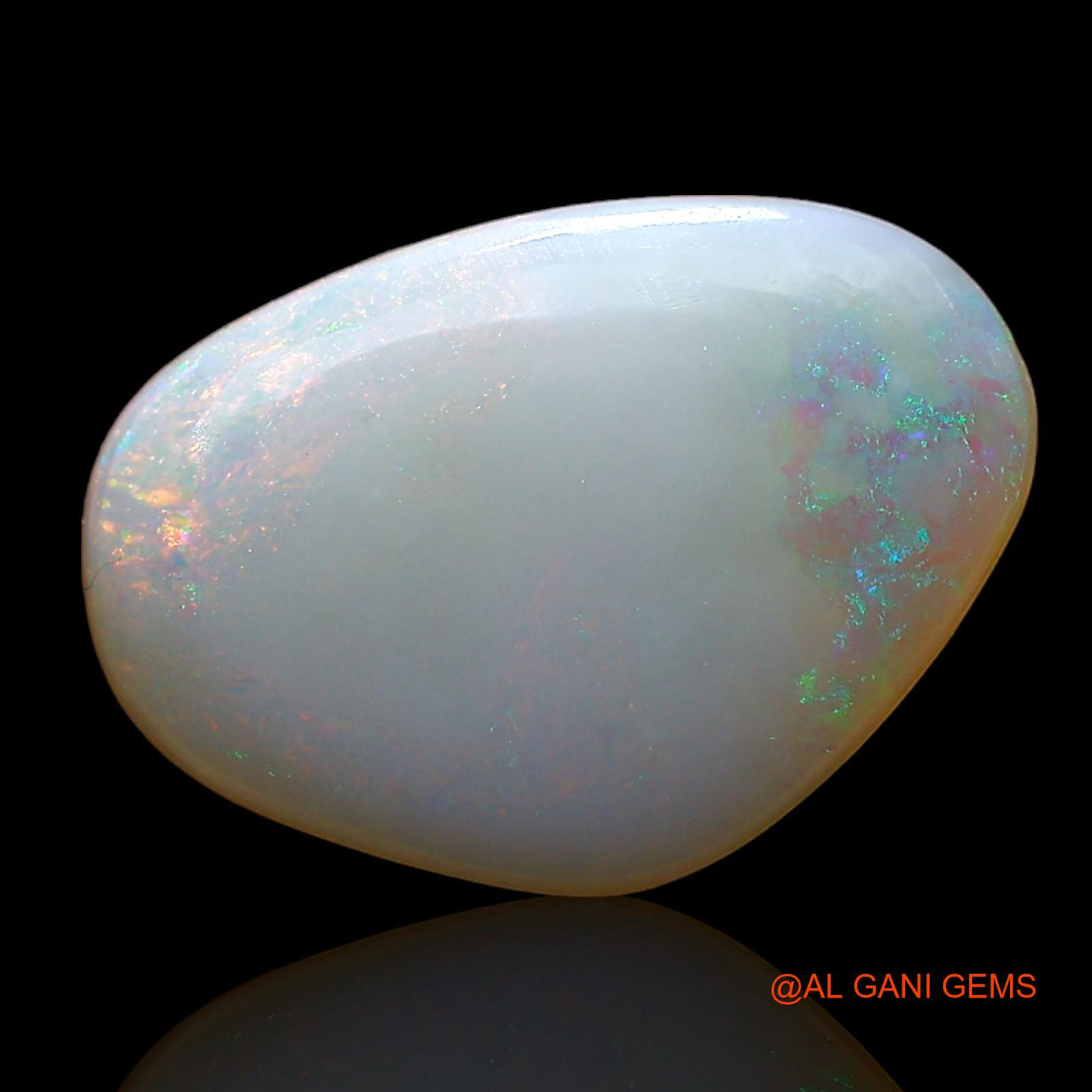 3.00 Cts Natural Australian Fire Opal Fancy Cabochon Loose Gemstone For Jewelry 15x11x3 mm AE-271