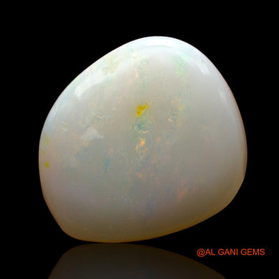 Natural Fire Opal Gemstone 3.00 Cts Loose Fancy Cabochon From Australia 14x12x3 mm AE-272