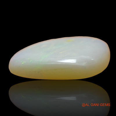 Natural Fire Opal Gemstone 3.00 Cts Loose Fancy Cabochon From Australia 14x12x3 mm AE-272