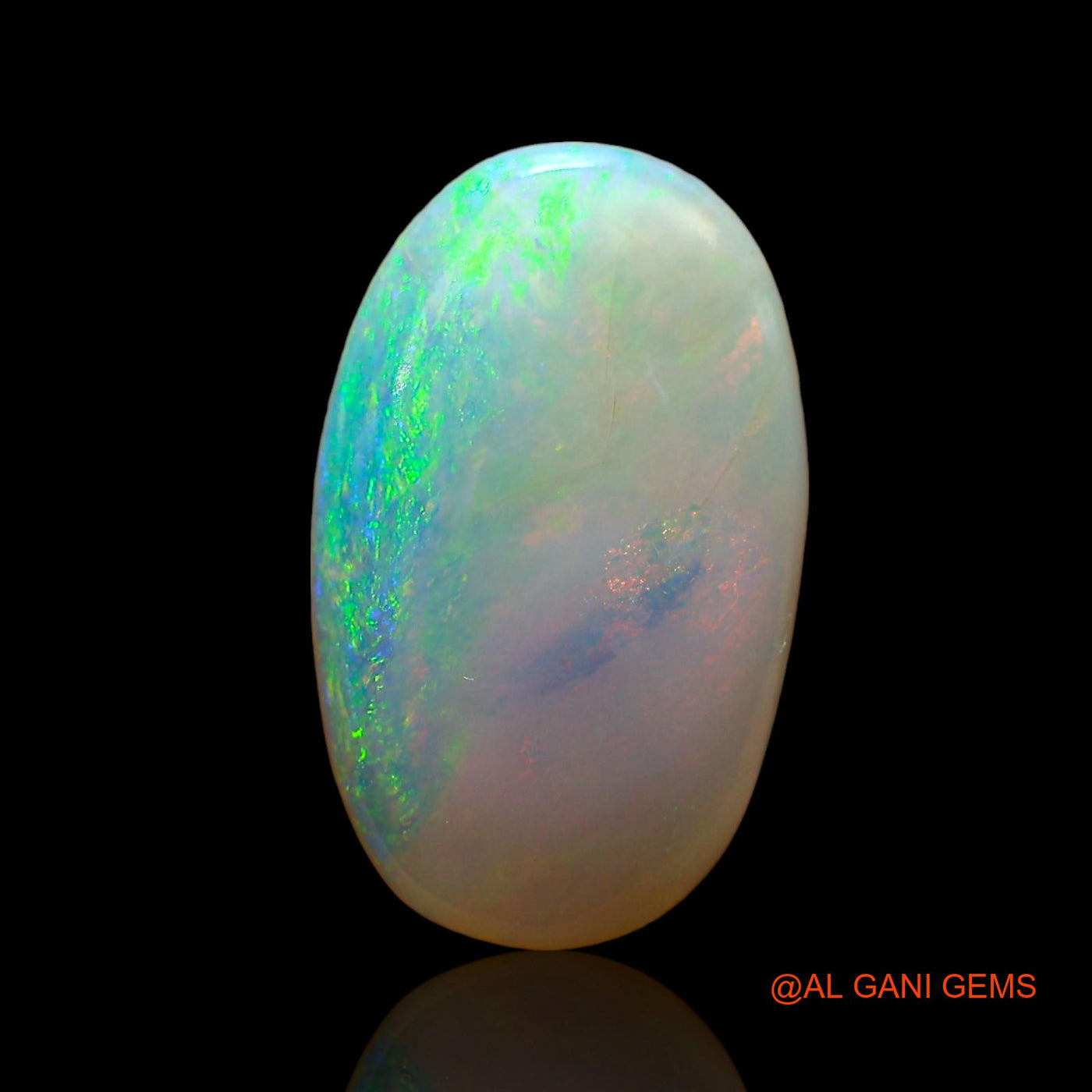 2.00 Cts Natural Australian Fire Opal Oval Cabochon Loose Gemstone For Jewelry 15x9x3 mm AE-273