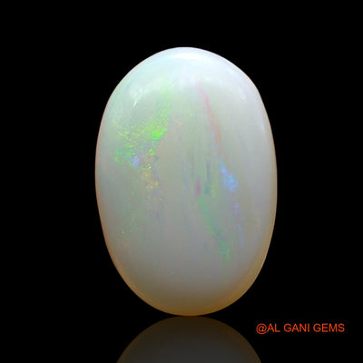 Natural Untreated Fire Opal Loose Gemstone Oval Cabochon From Australia 3.00 Cts 15x10x4 mm AE-274