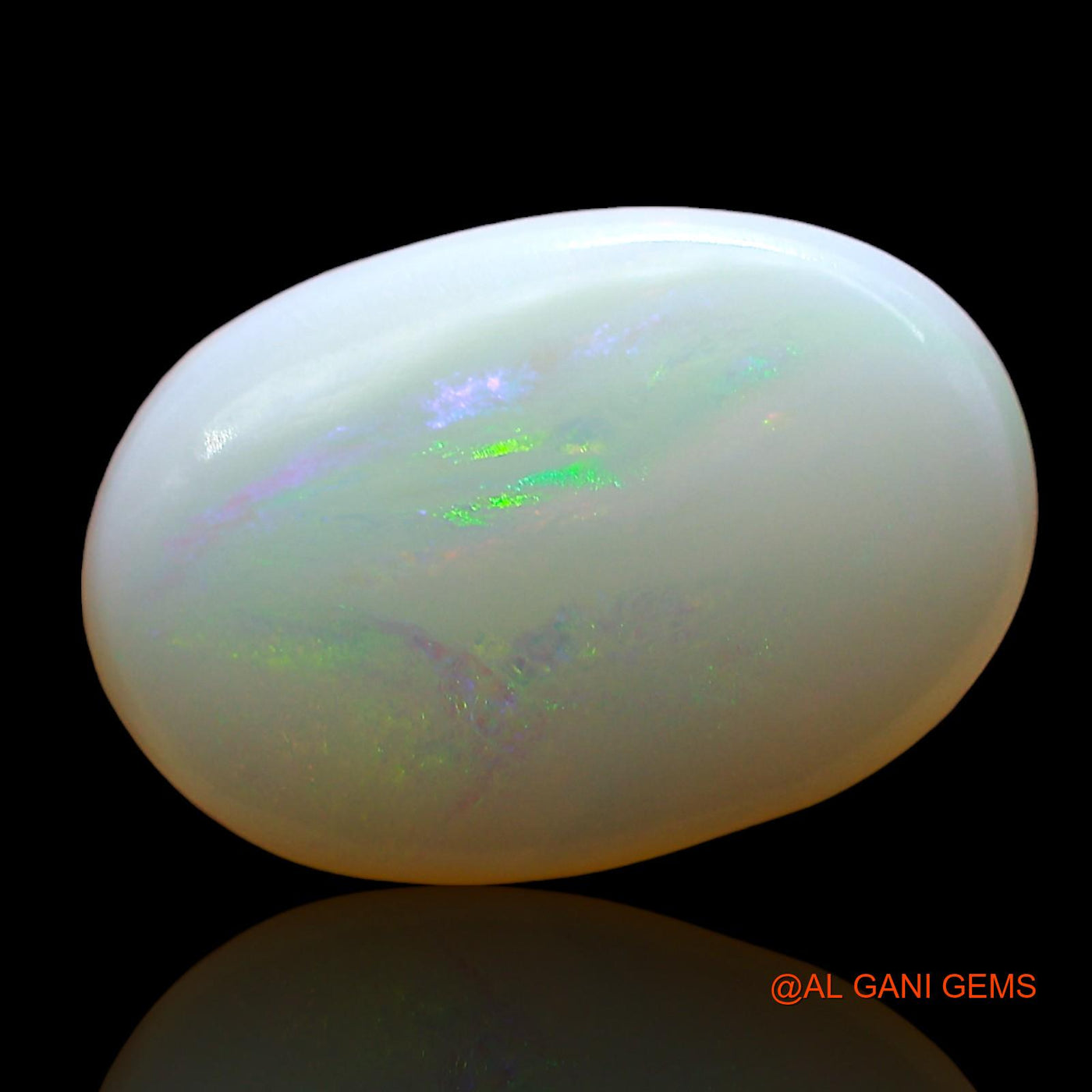 Natural Untreated Fire Opal Loose Gemstone Oval Cabochon From Australia 3.00 Cts 15x10x4 mm AE-274