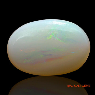 Natural Untreated Fire Opal Loose Gemstone Oval Cabochon From Australia 3.00 Cts 15x10x4 mm AE-274