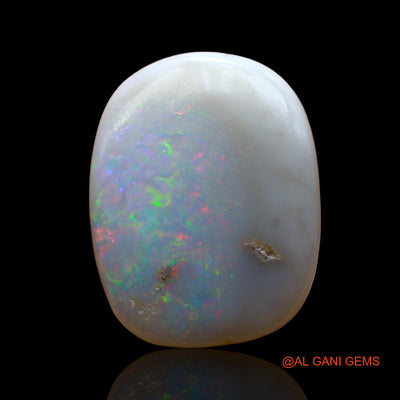 2.00 Cts Unheated Australian Fire Opal Loose Gemstone Oval Cabochon Natural 14x11x2 mm AE-275