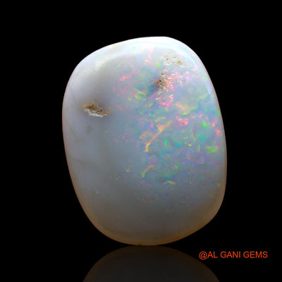 2.00 Cts Unheated Australian Fire Opal Loose Gemstone Oval Cabochon Natural 14x11x2 mm AE-275