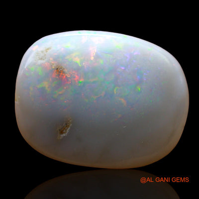 2.00 Cts Unheated Australian Fire Opal Loose Gemstone Oval Cabochon Natural 14x11x2 mm AE-275