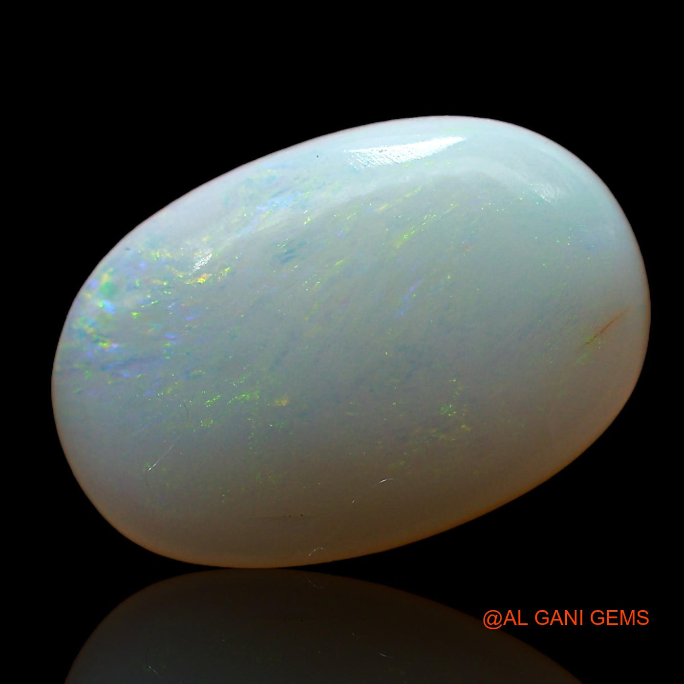Natural Fire Opal Gemstone 3.00 Cts Loose Oval Cabochon From Australia 14x10x4 mm AE-276